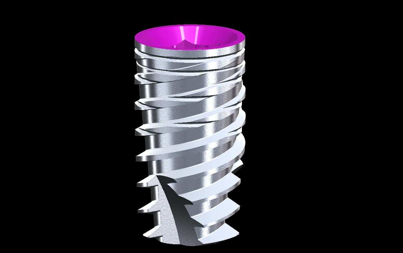 Red Class implant SP Int. Hex. Dia 4.2mm L 8mm