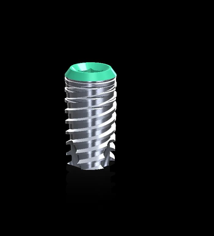 Red Class implant WP Int. Hex. Dia 5mm L 8mm